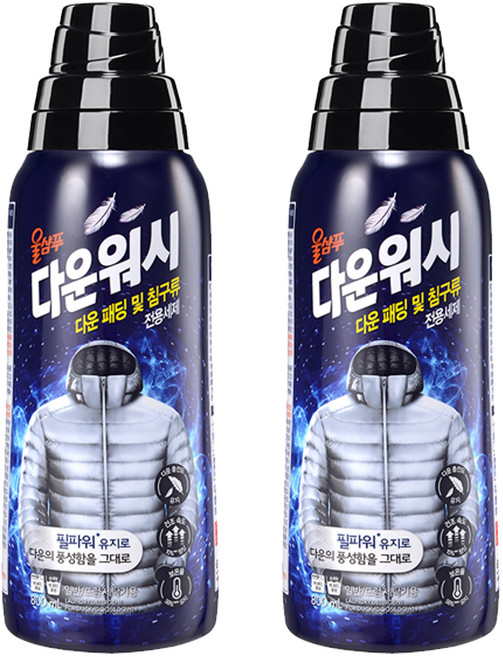 울샴푸 다운워시, 800ml, 2개
