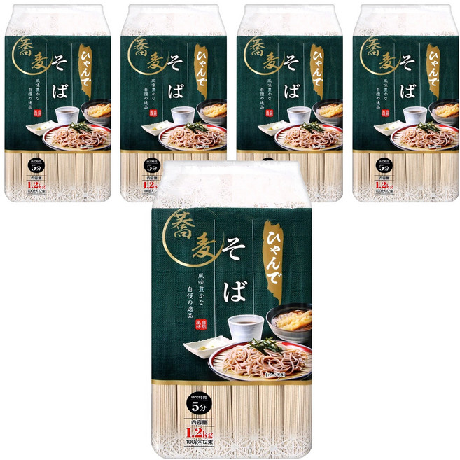 matsudaisoba 松代蕎麥善屋 蕎麥麵, 1.2kg, 5包