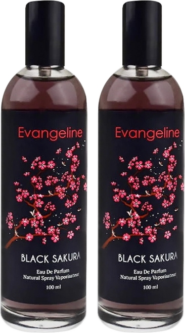峇里島Evangeline EDP香水 Black Sakura 100ml 持久香氛, 2瓶