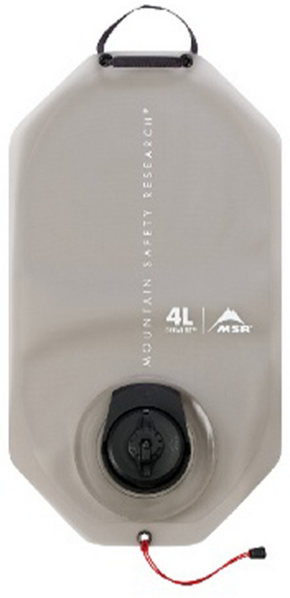 MSR Dromlite 輕量耐磨水袋 4L, 灰色, 1個