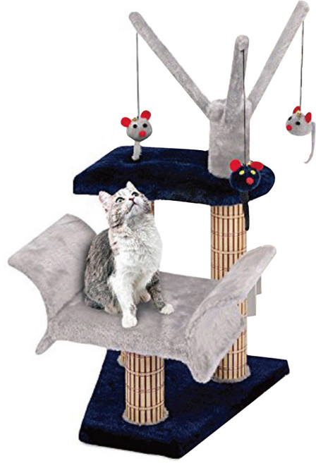 펜플렉스 소파형 중형 캣타워, NAVY, 1개