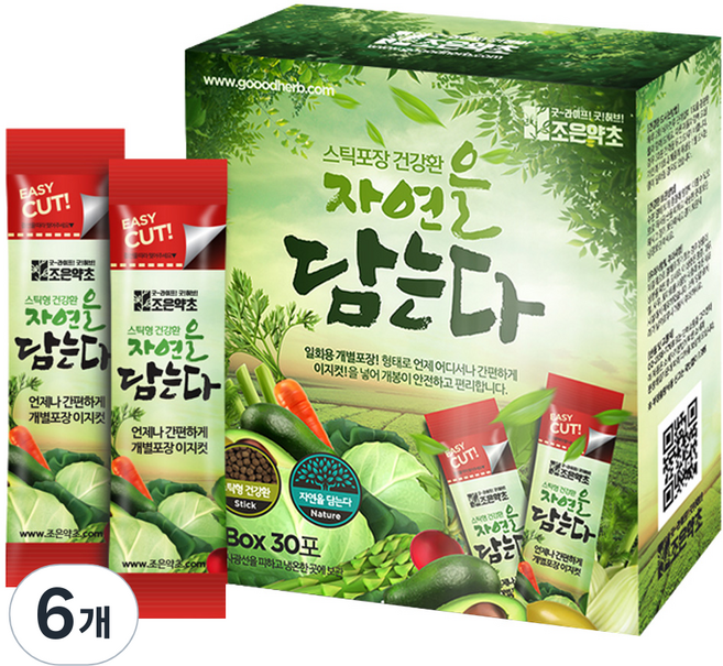 조은약초 프리미엄 마카환 스틱, 3g, 6개