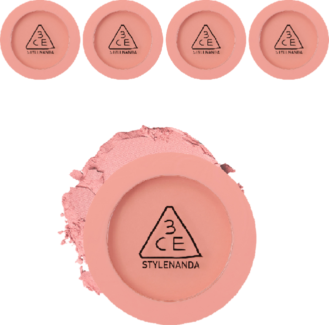 3CE 페이스 블러쉬 5g, PURE CAKE, 5개