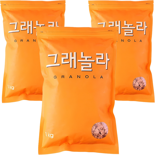 동서 그래놀라 시리얼, 1kg, 3개