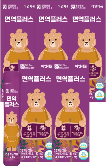 장인정신에브리데이 면역플러스 스틱, 10ml, 75개 - 쿠팡
