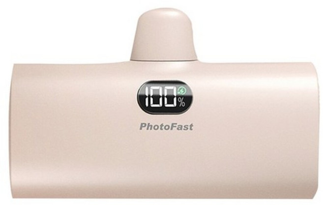 PhotoFast 銀箭資訊 PD快充 口袋行動電源 5000mAh Lightning, PB2700, 質感白