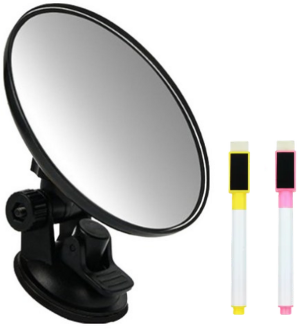 홈앤더 홈인테리어 감성샷 볼록거울+마카2종 11cm, 1개