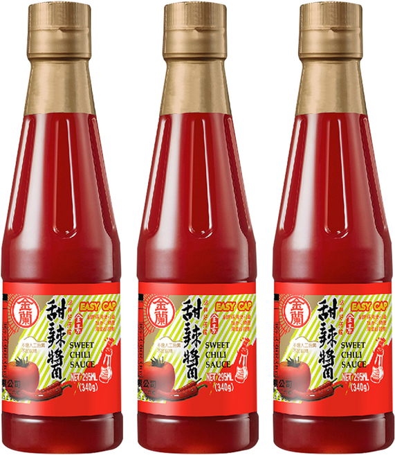 KIMLAN 金蘭 甜辣醬, 295ml, 3瓶