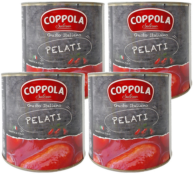 COPPOLA 柯波拉 去皮整粒番茄, 2.5kg, 4罐