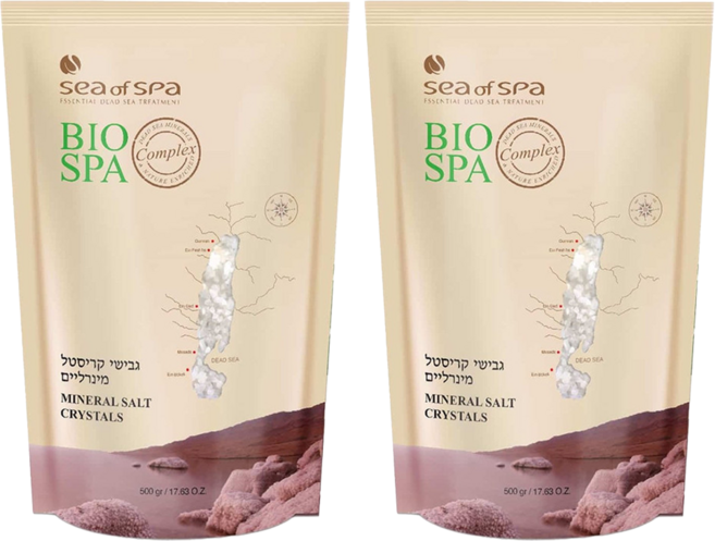 sea of spa 全天然死海礦物鹽, 500g, 2包