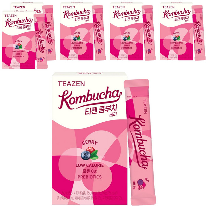 티젠 콤부차 베리, 5g, 10개입, 6개