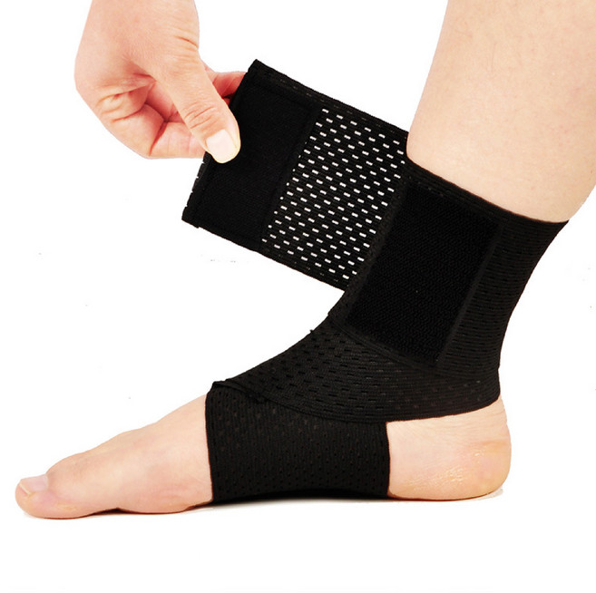 코모스코 쫀쫀한 발목 보호밴드 블랙, 2개