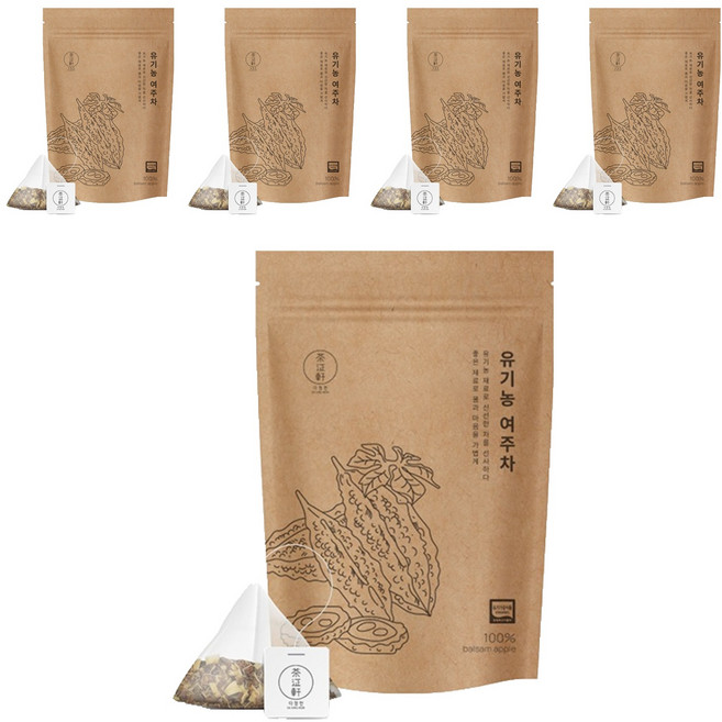 다정헌 유기농 여주차, 1.5g, 20개입, 5개