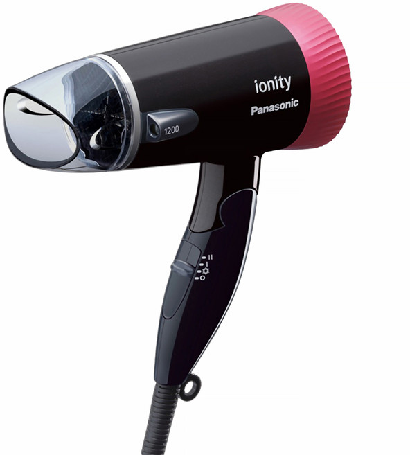 Panasonic 負離子3段溫控折疊式吹風機 1200W, EH-NE43, 黑色