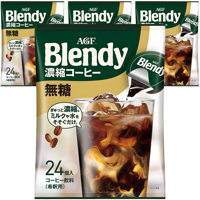 블랜디 포션 블랙 캡슐커피, 18g, 24개입, 4개