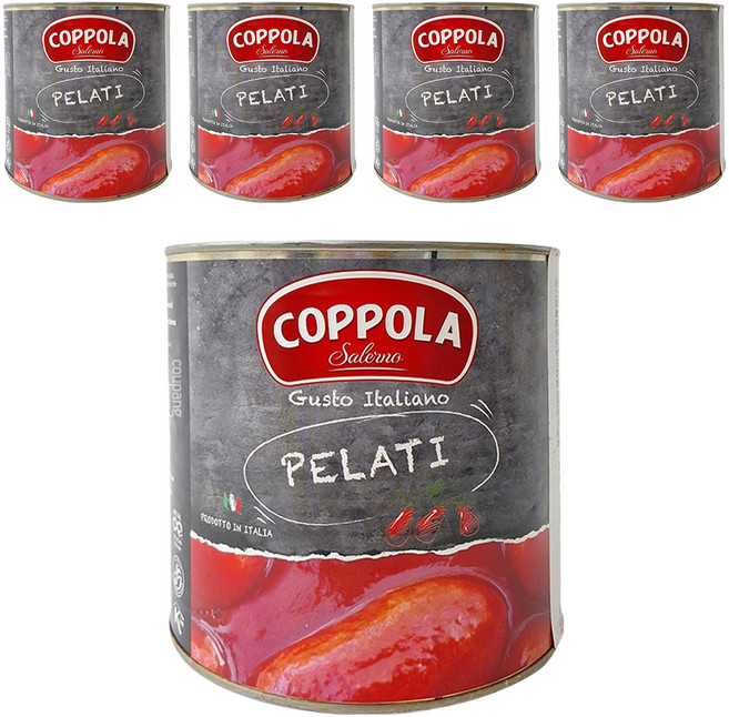 COPPOLA 柯波拉 去皮整粒番茄, 2.5kg, 5罐