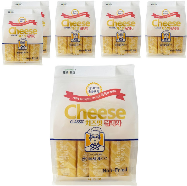 HEALTH DAILY 健康日誌 韓式米餅 起司, 240g, 6袋