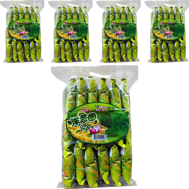 Oishi 上好佳 洋蔥圈, 90g, 5袋