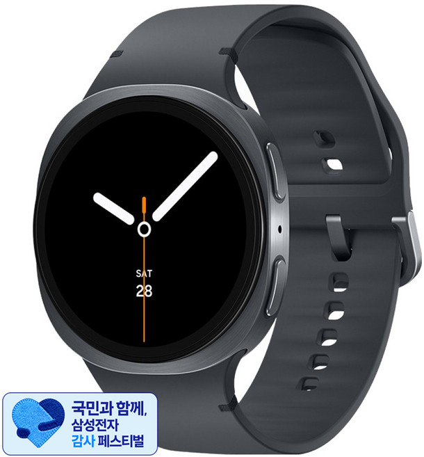 [삼성 감사 페스티벌] 삼성전자 갤럭시워치 8 스마트워치 SM-L330N, 그라파이트, 44mm, 블루투스