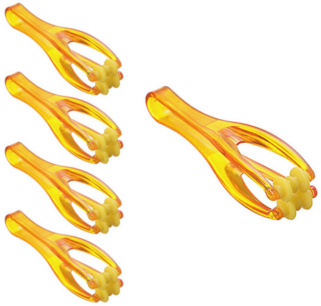 에이비엠코리아 손가락 마사지기, 5개, 혼합 색상