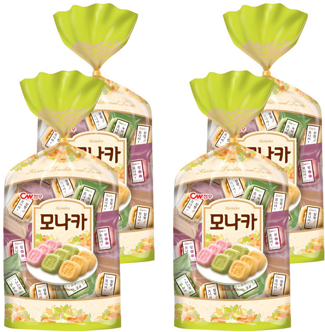청우식품 모나카, 400g, 4개