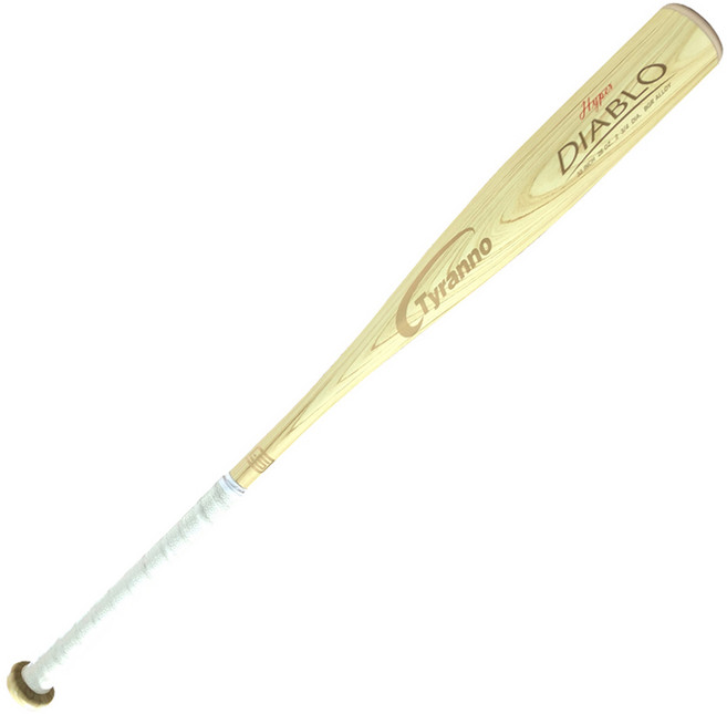 TYRANNO SPORTS Hyper Diablo KBN認證合金球棒, 木色, 1支