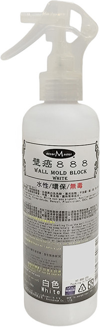 decorMaster 壁癌888 白色, 250g, 1瓶