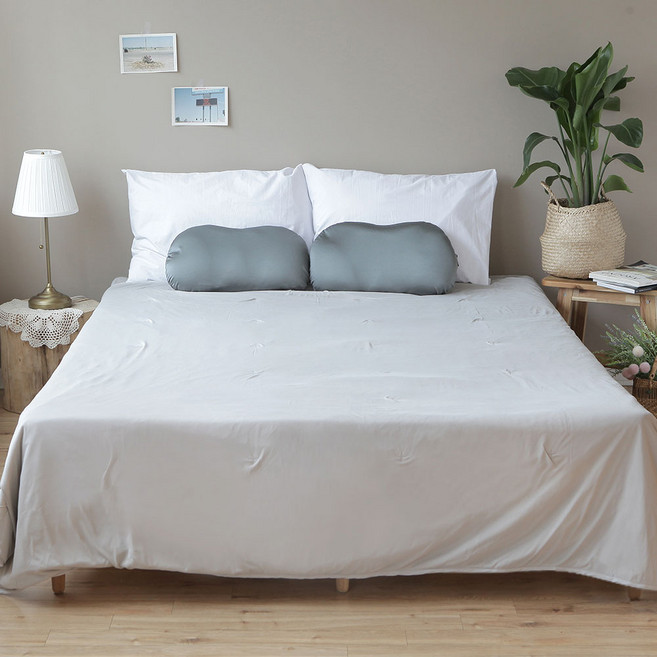 리브맘 달콤 냉감 쿨이불, 라이트그레이