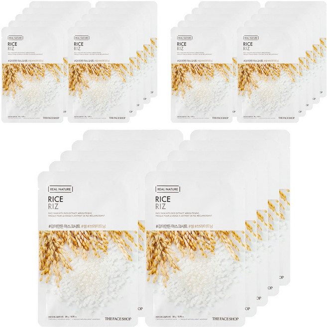 더페이스샵 갈아만든 쌀 마스크시트, 1개입, 30개