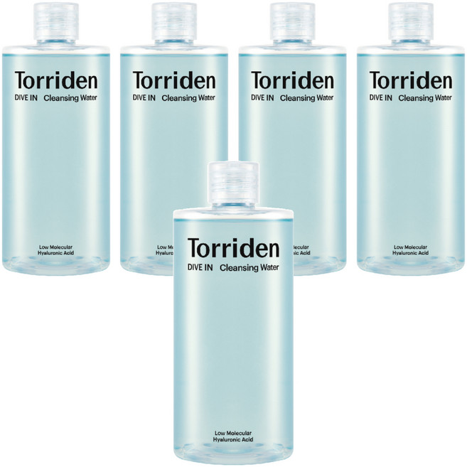 Torriden 官方直營 8D微分子玻尿酸卸妝水, 400ml, 5件