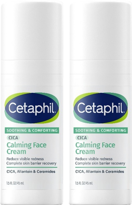 세타필 수딩 앤 컴포팅 시카 카밍 페이스 크림, 45ml, 2개