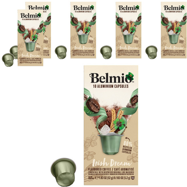 벨미오 아이리쉬 드림 캡슐커피, 5.2g, 10개입, 6개