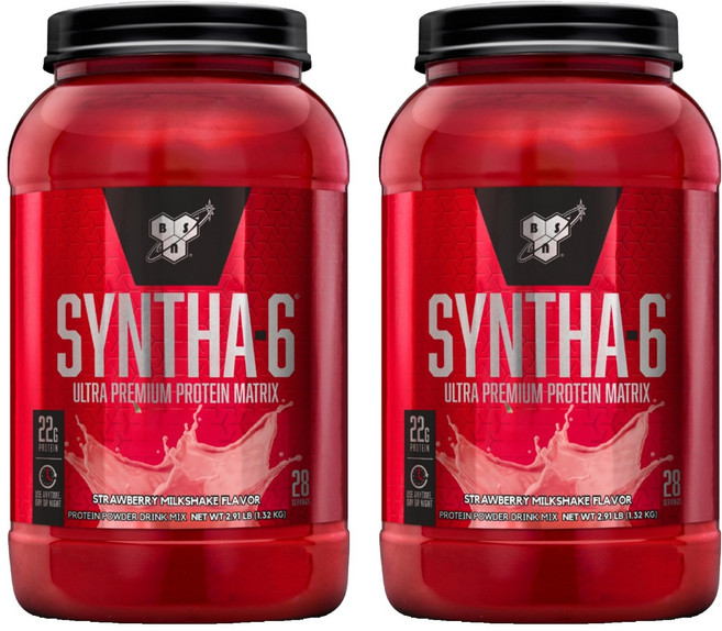 신타6 비에스엔 단백질파우더 딸기향 28회분, 1.32kg, 2개