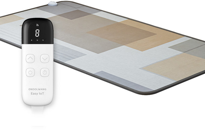 온돌왕 한일메디칼 IoT 탄소 모노륨매트 전기장판 그레이시티 CEL-170W, 1인용(100 x 183 cm)