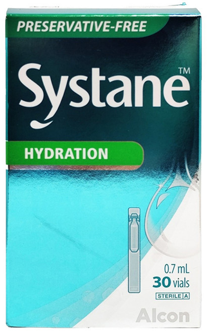 美國 Alcon 法國廠視舒坦玻尿酸潤濕液 30支, 21ml, 1盒
