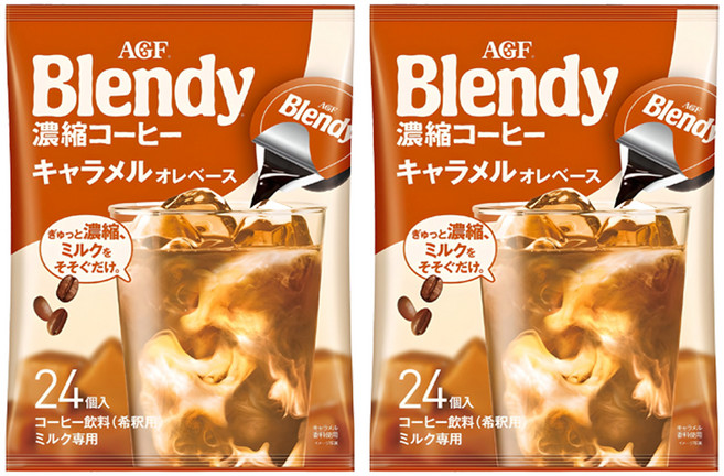 블랜디 포션커피 카라멜향, 18g, 24개입, 2개