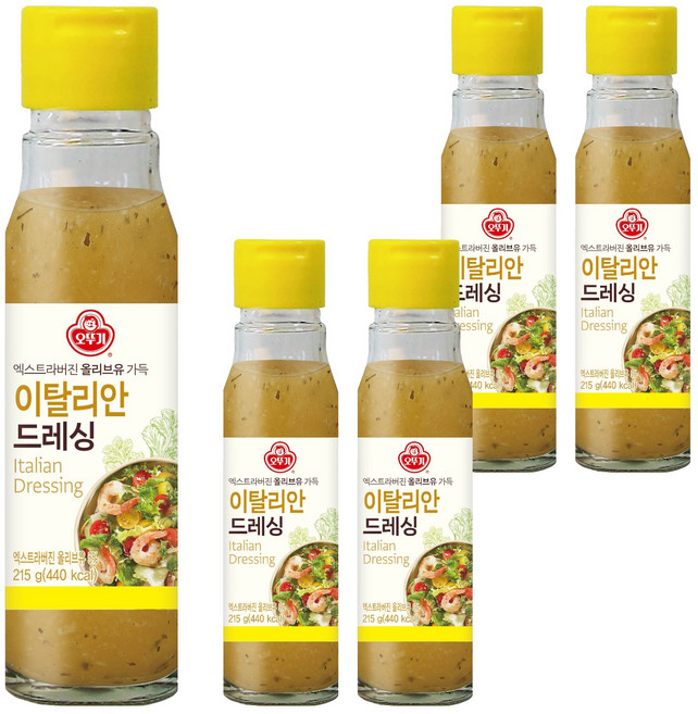 OTOKI 不倒翁 義大利油醋醬, 215g, 5罐