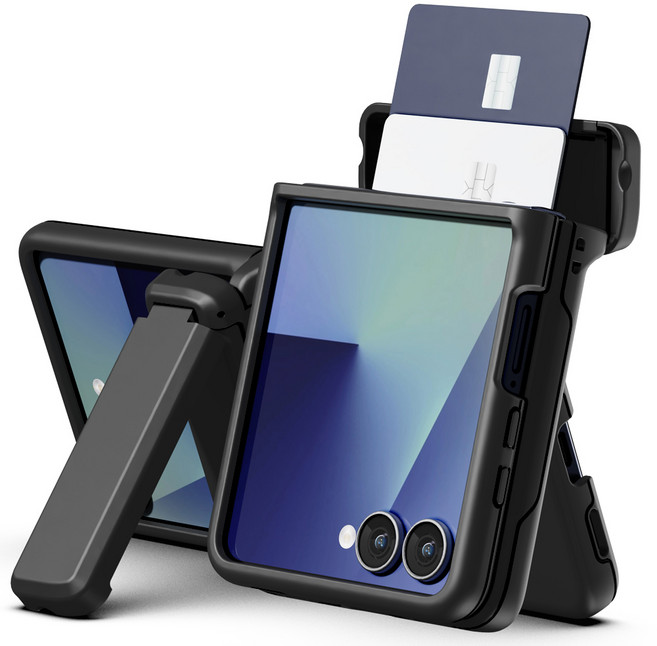 누아트 마그네틱 힌지보호 거치대 카드수납 휴대폰 케이스