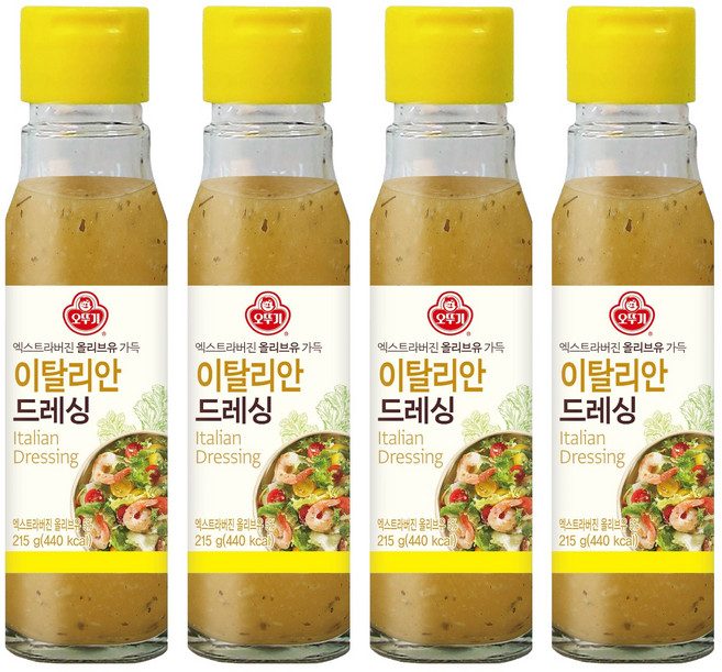 OTOKI 不倒翁 義大利油醋醬, 215g, 4個