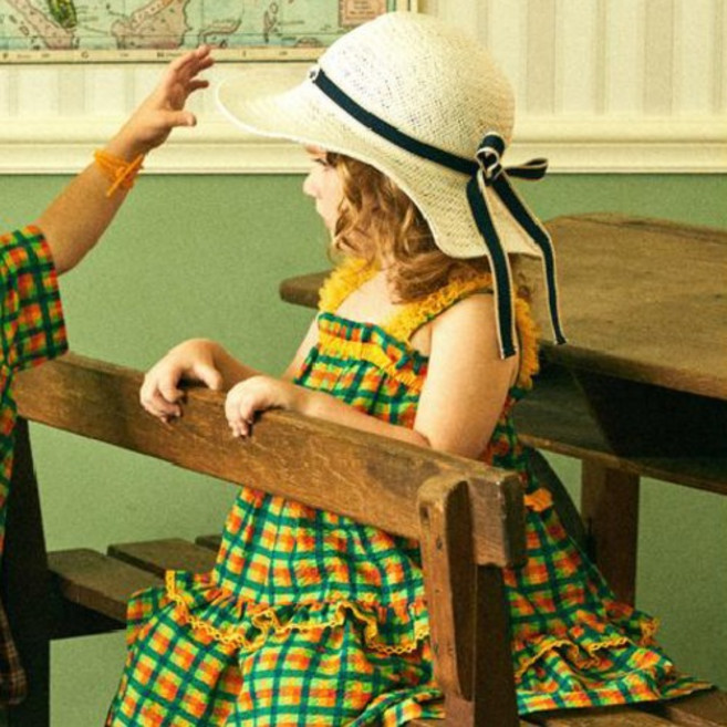 moimoln 女童 Merlin 無袖連身裙 M242OPG48P