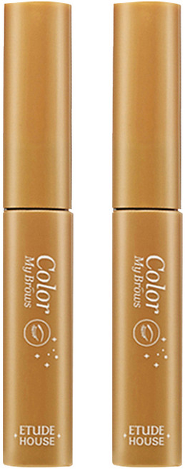 에뛰드 청순 거짓 아이브로우 카라 4.5g, 5호 블론디브라운, 2개