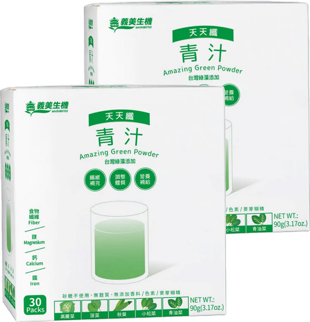 義美生機 青汁, 90g, 2盒