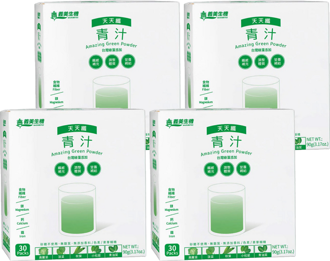義美生機 青汁, 90g, 4盒