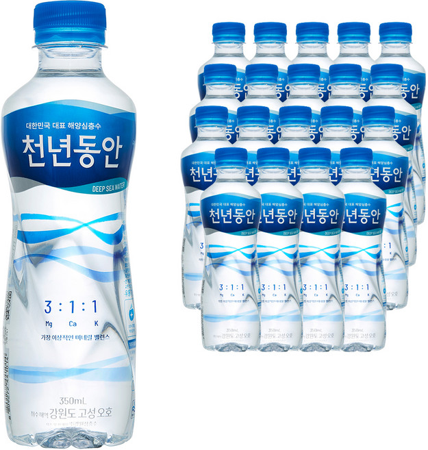천년동안 해양심층수, 350ml, 20개