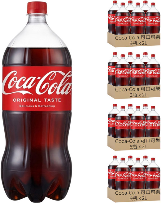 Coca-Cola 可口可樂, 2L, 24瓶