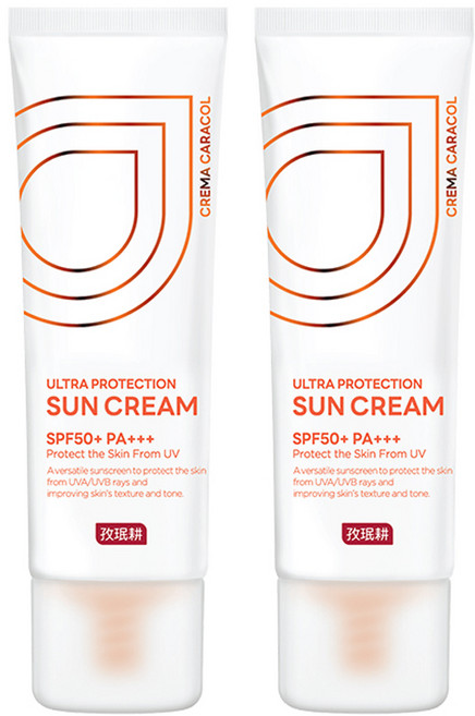 자민경 크레마카라콜 울트라 프로텍션 썬크림 SPF50+ PA+++, 50ml, 2개