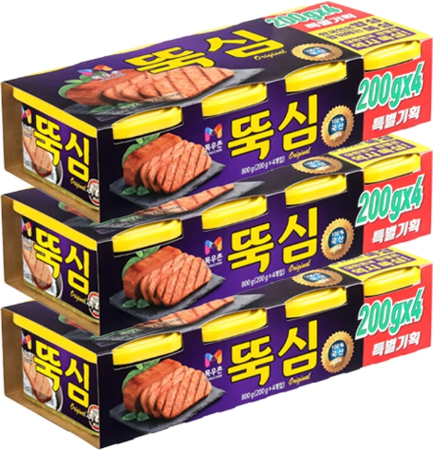 목우촌 뚝심, 200g, 12개 - 쿠팡