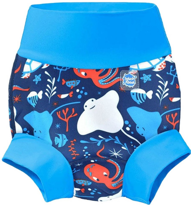 Splash About New Happy Nappy 3D游泳尿布褲 2~3歲 海底大冒險, XXL, 1件
