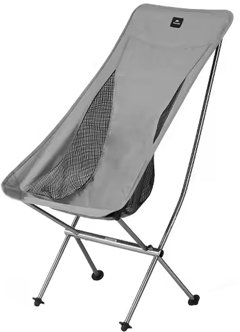 Naturehike 挪客 星月L04超輕全鋁月亮椅 L JJ015, 1個, 銀沙灰