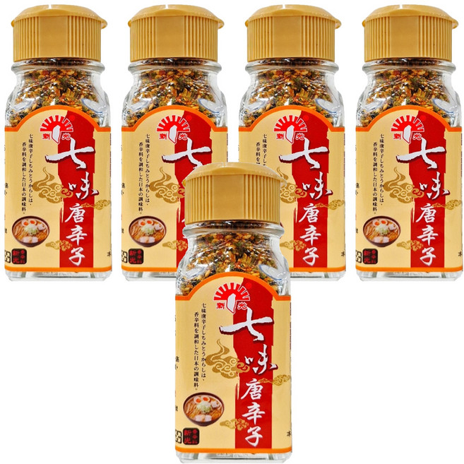 新光洋菜 七味唐辛子, 30g, 5罐